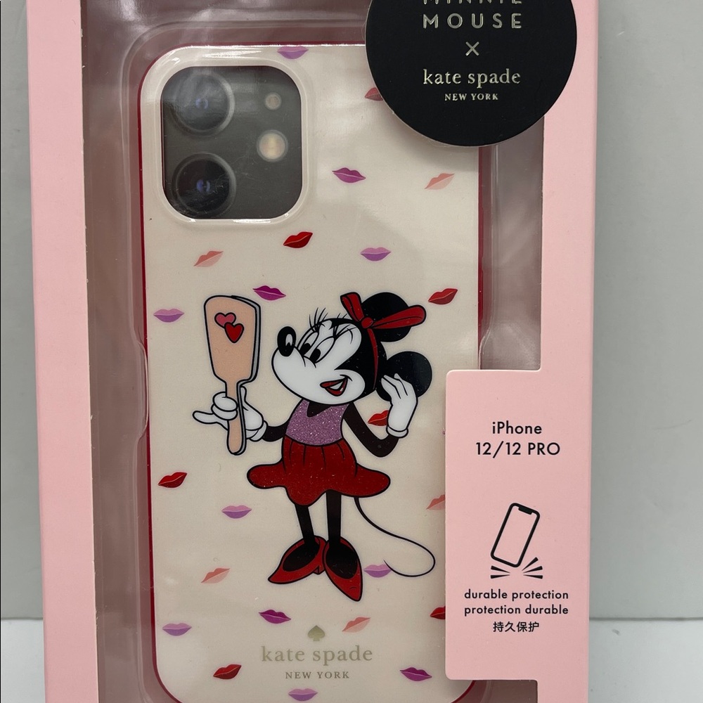 Kate Spade Minnie Mouse iPhone 12/12 Pro Case - Cream and Red - Picture 10 of 16